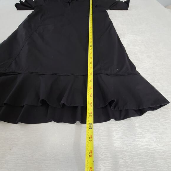 Proenza Schouler silk babydoll dress black Size 4 Preloved Excellent Whimisgoth - Picture 6 of 11